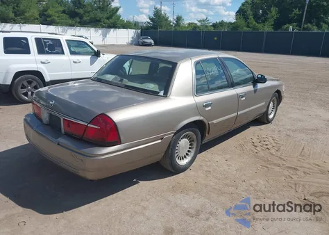 2001 Mercury Grand Marquis Ls from USA, damaged, VIN 2MEFM75W41X606701